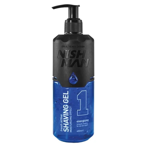 NISHMAN Shaving Gel Energizing (BLUE) N.2