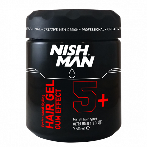 NISHMAN Ultra Strong Styling Gel 5+ HÅRSTYLING Nishman AS