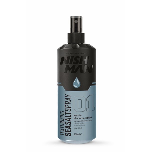NISHMAN Texturizing Sea Salt Spray 01 - Keratin &amp; Aloe Vera Extract 
