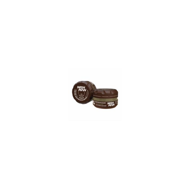 NISHMAN Mustache &amp; Beard - Styling Balm Travel size (30 ml)