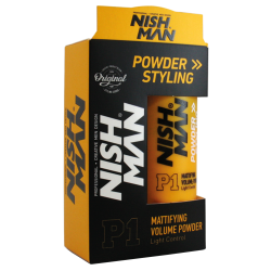 NISHMAN Hair Styling Powder Wax Matte - P1