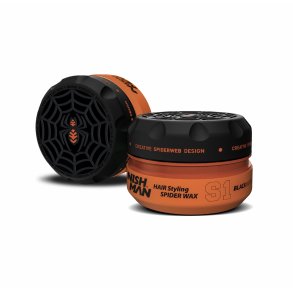 NISHMAN Hair Styling Spider Wax S1 - Black Widow