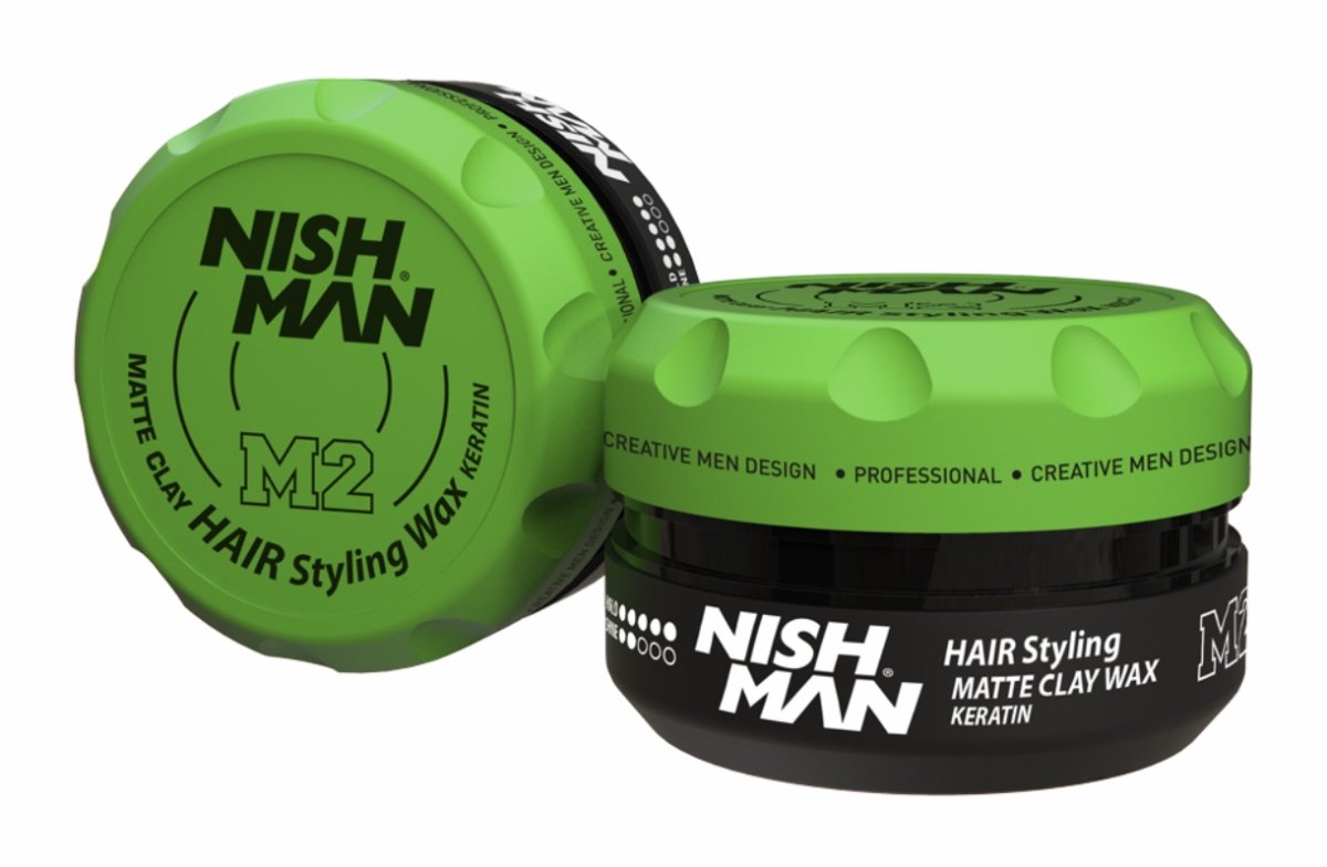 NISHMAN Hair Styling Matte Clay Wax Keratin M2 HÅRSTYLING NISHMAN AS