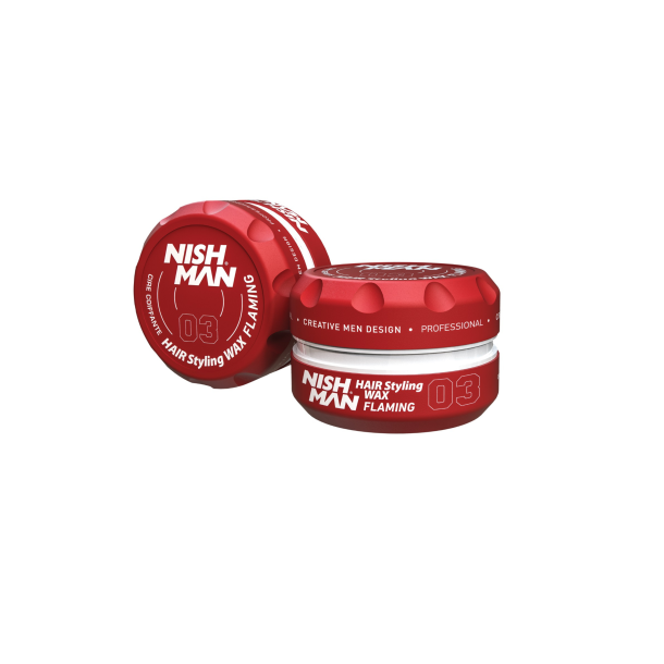 NISHMAN Hair Styling Wax 03 - Flaming (100 ml)