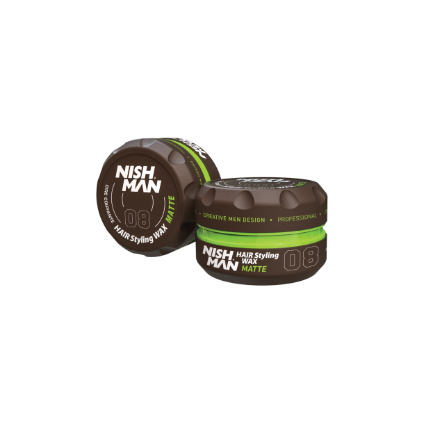 NISHMAN Hair Styling Wax 08 - Matte (100 ml)