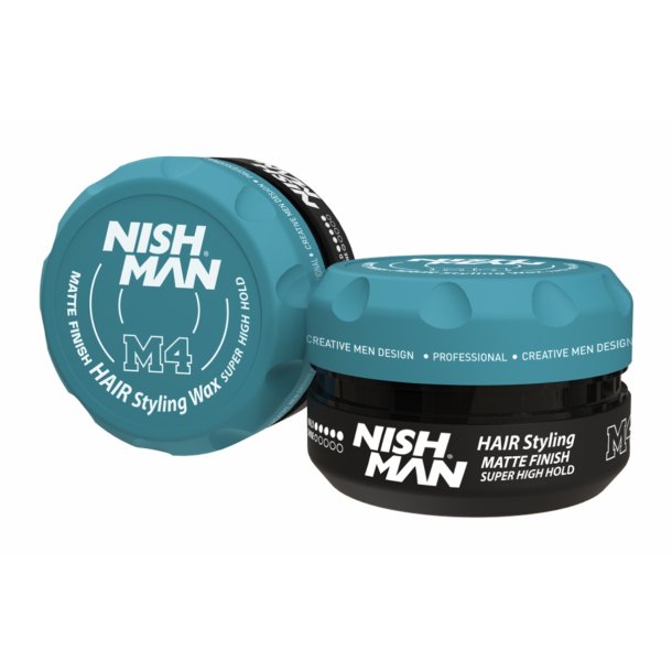 NISHMAN Hair Styling Matte Finish Super High Hold Wax - M4