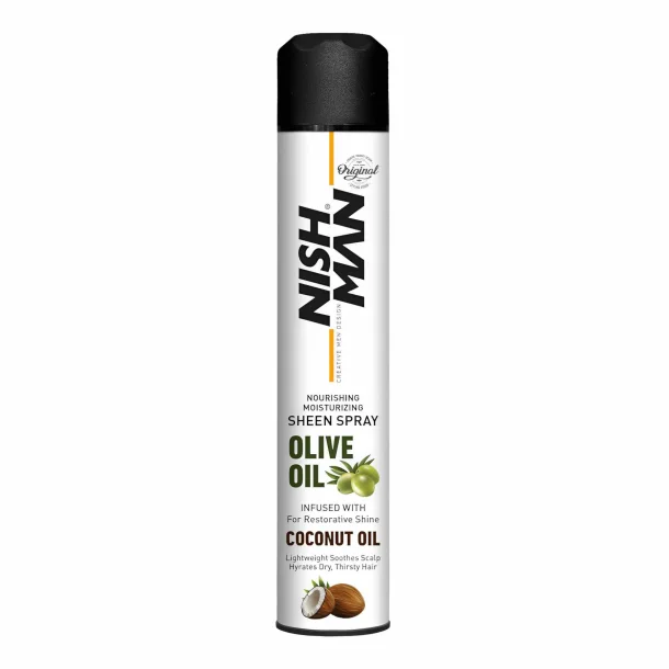 NISHMAN Olive Oil &amp; Coconut Sheen Spray 