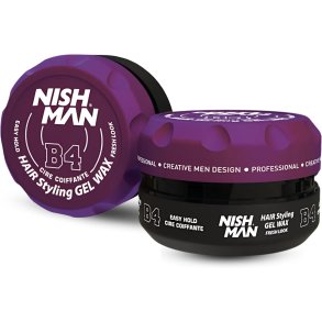 Nishman Hair Styling Gel Wax Fresh Look - B4