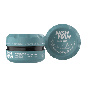 Nishman Hair Styling Wax Fibre Matte Sea Salt - M12