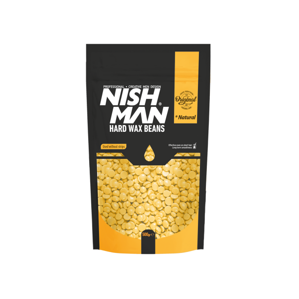 NISHMAN Professional Hard Wax Beans - NATURAL