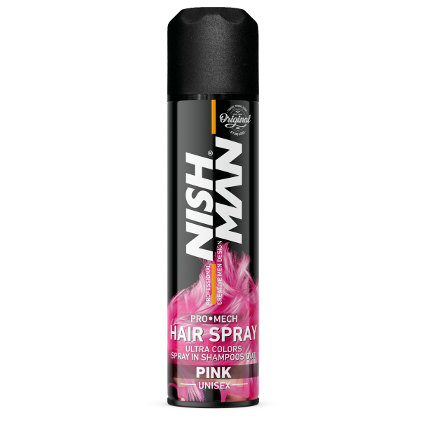 NISHMAN Color Hair Spray - Pink