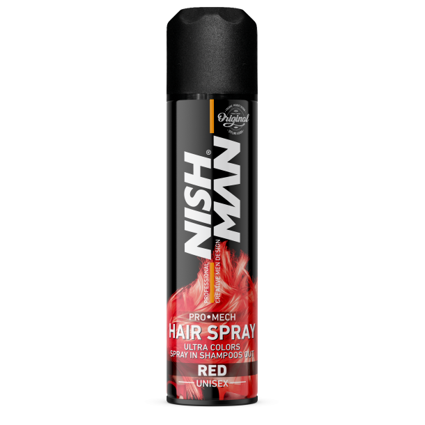 NISHMAN Color Hair Spray - Red