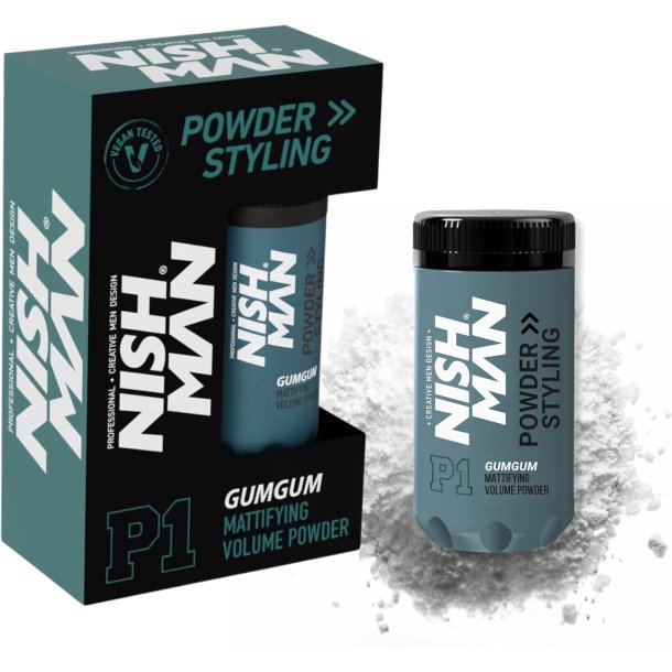 NISHMAN Hair Styling Powder Wax Matte P1 - Gumgum