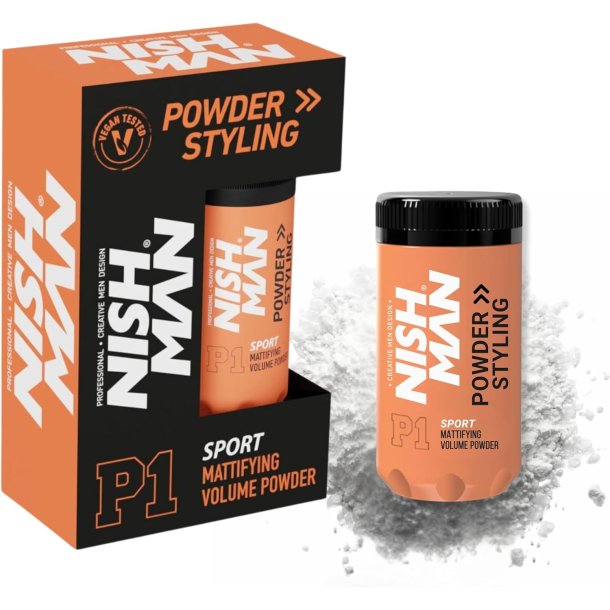 NISHMAN Hair Styling Powder Wax Matte P1 - Sport