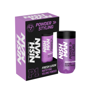 NISHMAN Hair Styling Powder Wax Matte P1 - Fresh Look