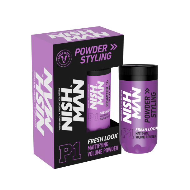 NISHMAN Hair Styling Powder Wax Matte P1 - Fresh Look