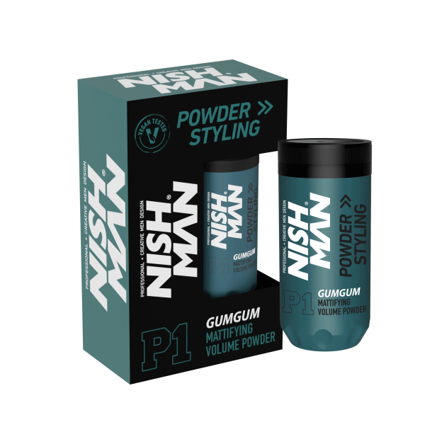NISHMAN Hair Styling Powder Wax Matte P1 - Gumgum