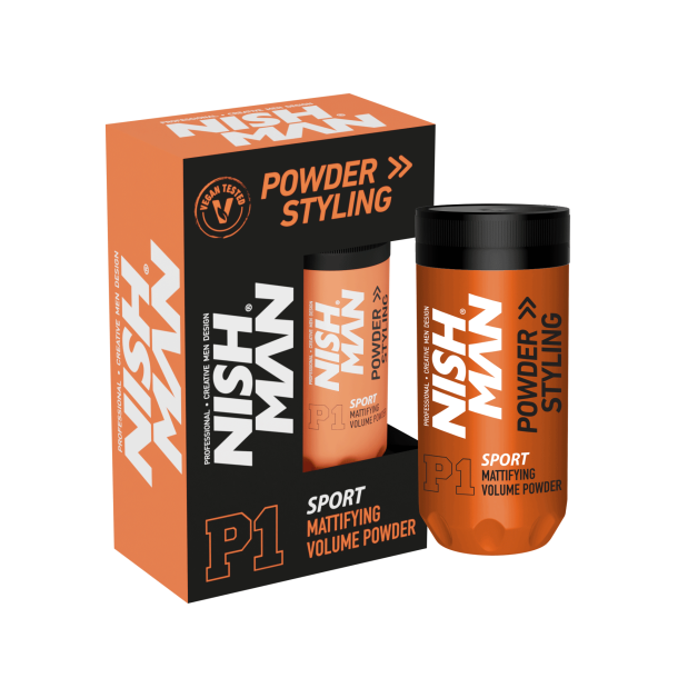 NISHMAN Hair Styling Powder Wax Matte P1 - Sport